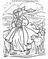 Shepherd Bible Coloring sketch template