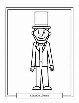 Abraham Lincoln  Coloring Book Page Presidents Day TPT sketch template