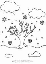 6 Weather Coloring Pages sketch template