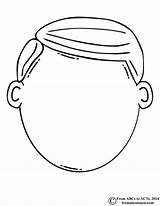 Blank Face Printable sketch template
