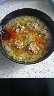 Learning to cook Chinese food | meatballs soup rice noodles | Flickr