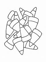 Candy Corn coloring Page  Free Printable sketch template