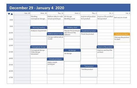 What is A Project Calendar | EdrawMax Online