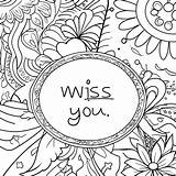 We Miss You Coloring Page 9790 7880 sketch template
