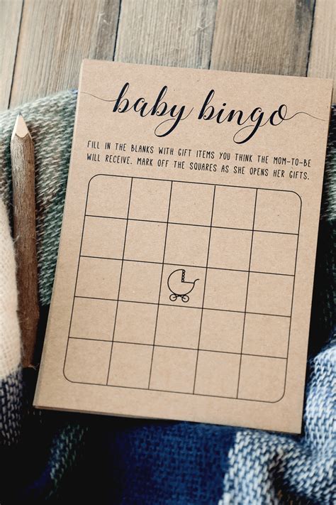 Baby Shower Bingo, Baby Bingo Cards, Baby Bingo Game, Coed Shower, Baby ...
