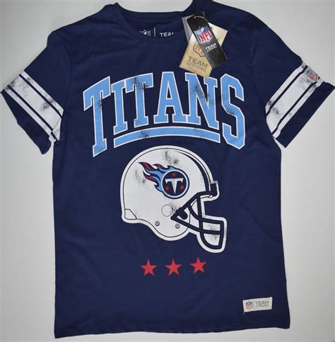 TITANS NFL T SHIRT JERSEY MENS AMERICAN FOOTBALL TU 100% Cotton Sizes M ...