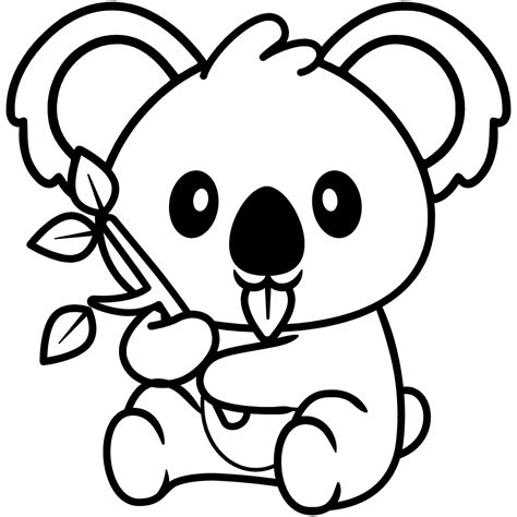 Koala Coloring Pages Printable for Free Download