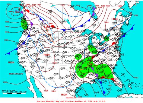 Us Weather Map Fronts