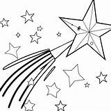Shooting Star Coloring Page · Creative Fabrica sketch template