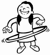 Hoop Hula Coloring Template Getdrawings Sketch Page sketch template