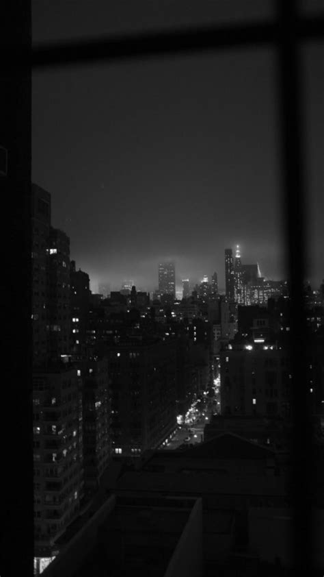 #newyork #nyc #wallpaper #night #city | Black aesthetic wallpaper, Skyline, New york skyline