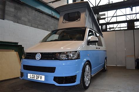 Two Tone VW T5 Campervan - Welsh Coast Campers | Vw camper conversions, Vw t5 campervan, T5 camper