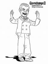Goosebumps coloring Pages sketch template