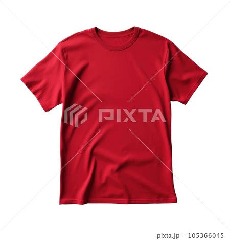 Red T-Shirt Mockup Isolatedのイラスト素材 [105366045] - PIXTA