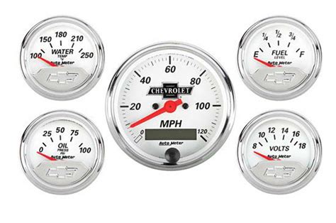 auto meter gauges vintage chevy heritage gauges - Lowrider