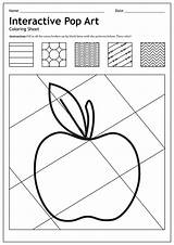 Interactive Pop Art Coloring Sheet Pages sketch template