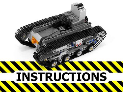 Instructions for RC tank chassis - The Brothers Brick | Lego machines ...