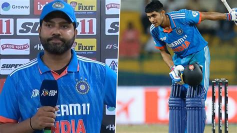 Cricket News | Rohit Sharma Praises Shubman Gill's Century in IND vs ...