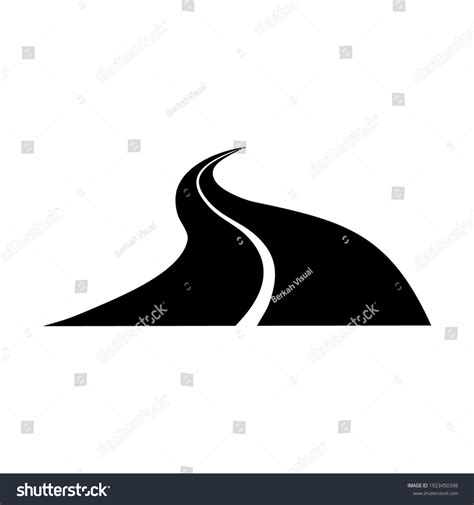 Long Winding Road Road Street Silhouette Stock Vector (Royalty Free) 1923450398 | Shutterstock