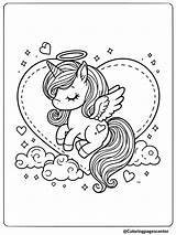 Free Printable Baby Unicorn Coloring Pages sketch template