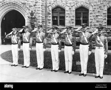 Cadets of the West Point Military Academy, 1929 Stock Photo - Alamy