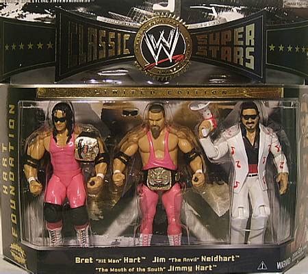 Bret Hart, Jim Neidhart & Jimmy Hart | WrestlingFigs