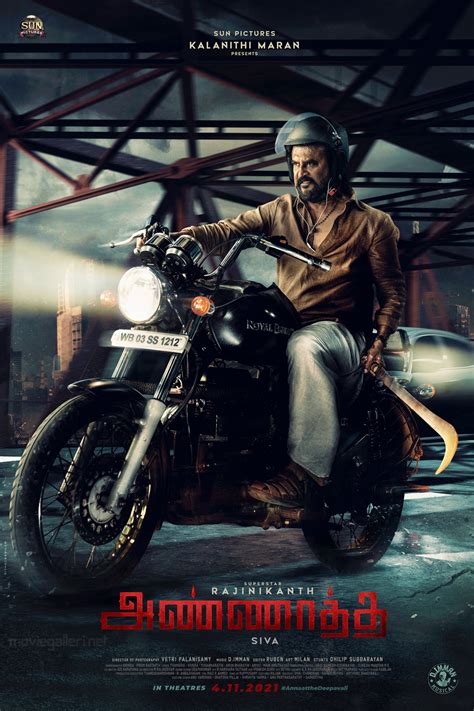 Rajinikanth Annaatthe Second Look Poster HD