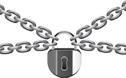 Padlock Chain Bondage Vector Images (93)