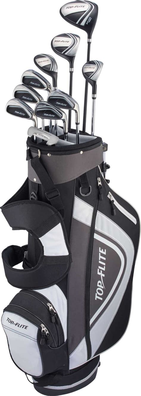 Top Flite XL 13-Piece Complete Golf Set Mens Regular Flex -Black/Grey- New 2018 - Walmart.com ...