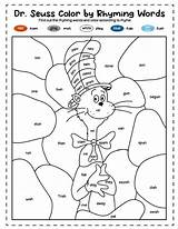 Dr Seuss Coloring Pages  Color By Number sketch template