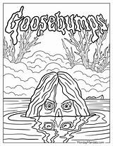 20 Goosebumps Coloring Pages Free PDF Printables sketch template