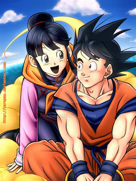 Goku and ChiChi Valentine's Day | Goku and chichi, Anime dragon ball goku, Dragon ball super manga