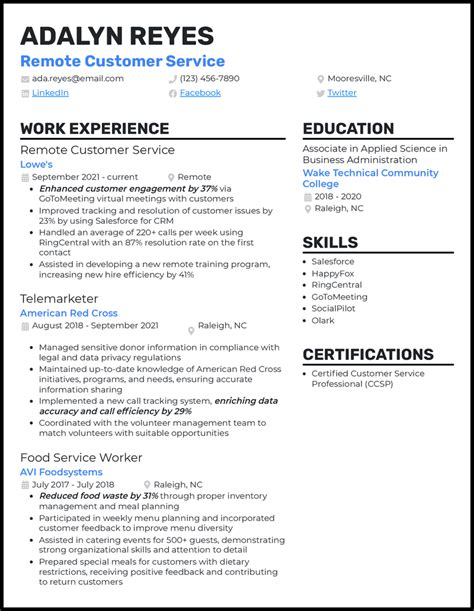 3 Remote Customer Service Resume Samples That Worked In 2024