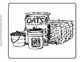 Oats And Hay Coloring Page For Kids Colouring Sheets  Nation sketch template