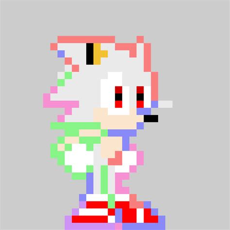 Hyper sonic pixel art