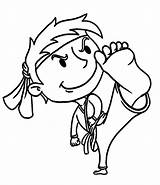 Coloring Pages Karate At GetColoringscom  Free Printable Colorings sketch template