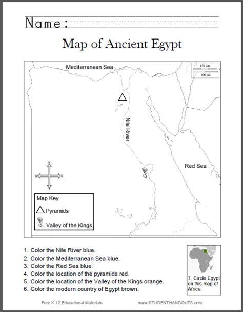 Engage Young Minds with an Interactive Map of Ancient Egypt