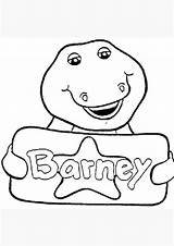 Barney Coloring Pages For Toddlers sketch template