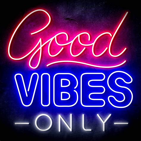 Good Vibes Only Ultra-Bright LED Neon Sign - m7 | Good vibes only, Neon signs, Girl power quotes