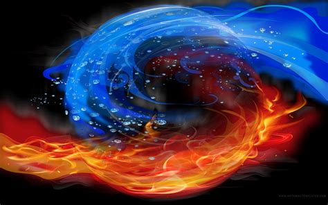 Fire And Water wallpaper Android Apps on Google Play | Fire vs water, Fire and ice wallpaper ...