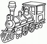 Steam Train Coloring Pages sketch template