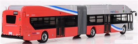 New Flyer Xcelsior Articulated Bus DC Metro 1:87-HO Scale Iconic ...