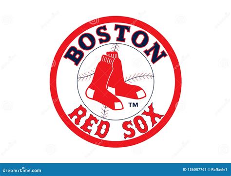 Boston Red Sox Logo editorial photo. Illustration of national - 136087761