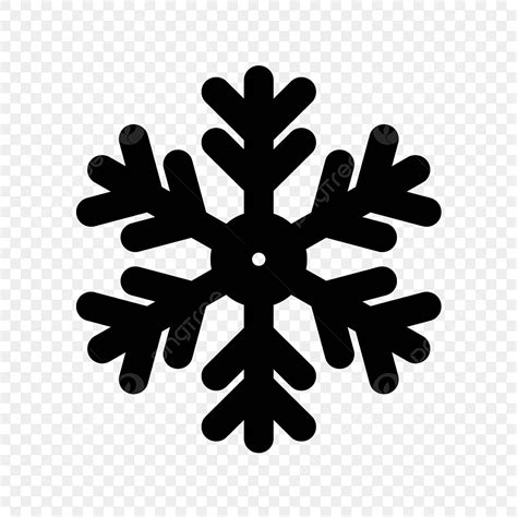 Snow Flake Silhouette PNG Transparent, Vector Snow Flake Icon, Snow ...