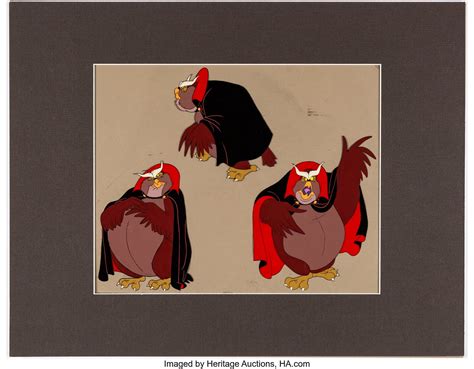 Rock-a-Doodle Villain Grand Duke Appears on Color Model Cel