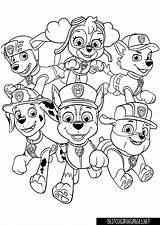 Paw Patrol coloring Page  Free Printable Pages sketch template