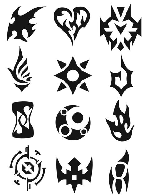 Symbols 4 by Feare909 | Cool symbols, Fantasy symbols, Symbol design