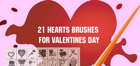 50 Free Photoshop Heart Brush Sets for Valentine Designs - Jayce-o-Yesta