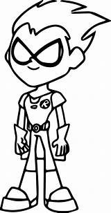 Teen Titans Go Robin Coloring Pages sketch template