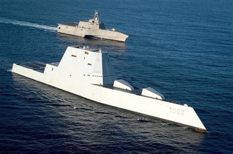 USA stealth destroyer, on its first operational deployment, docked in ...